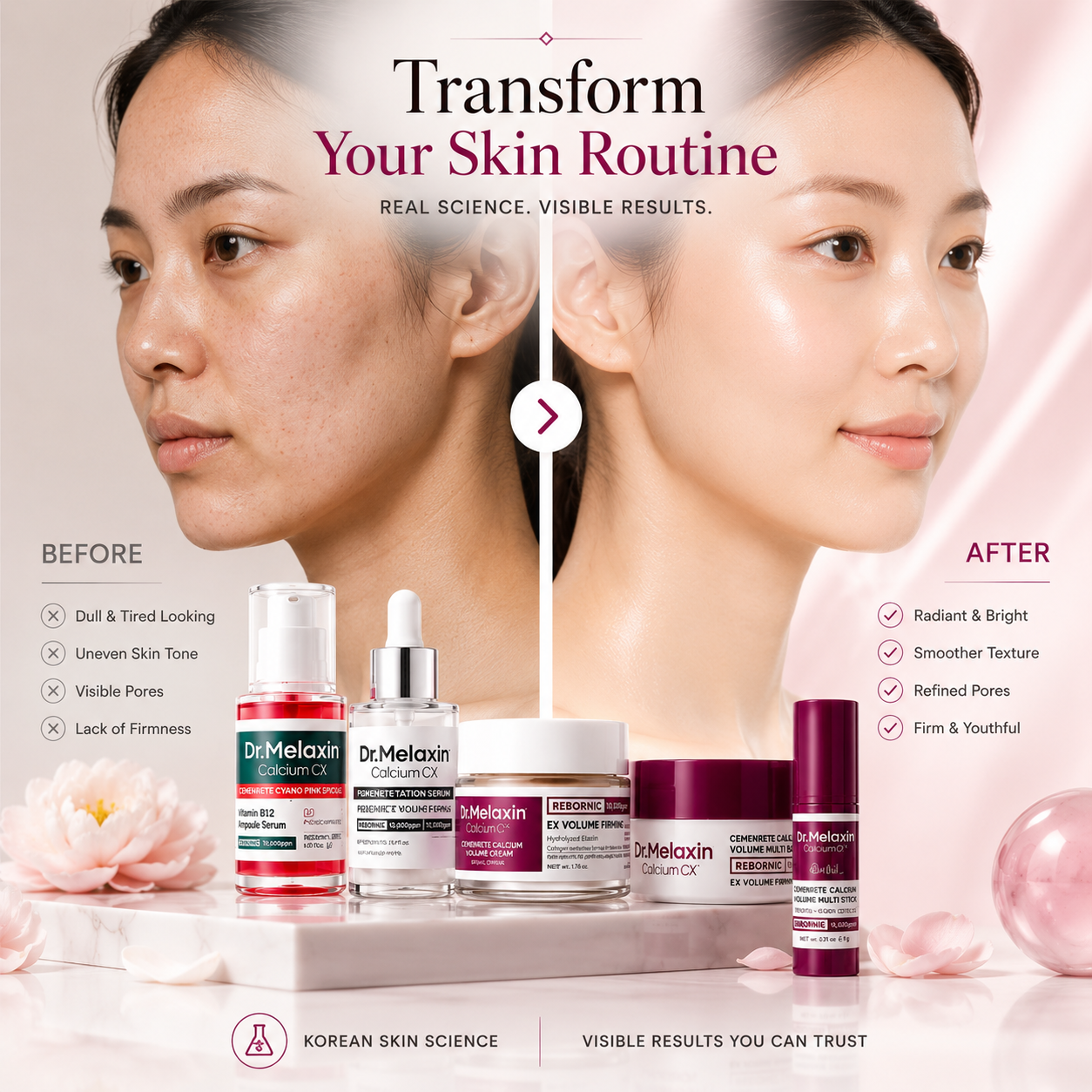 The Even Glow 5-Piece Niacinamide Glow Routine