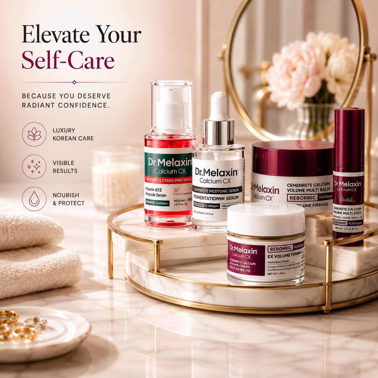 The Even Glow 5-Piece Niacinamide Glow Routine