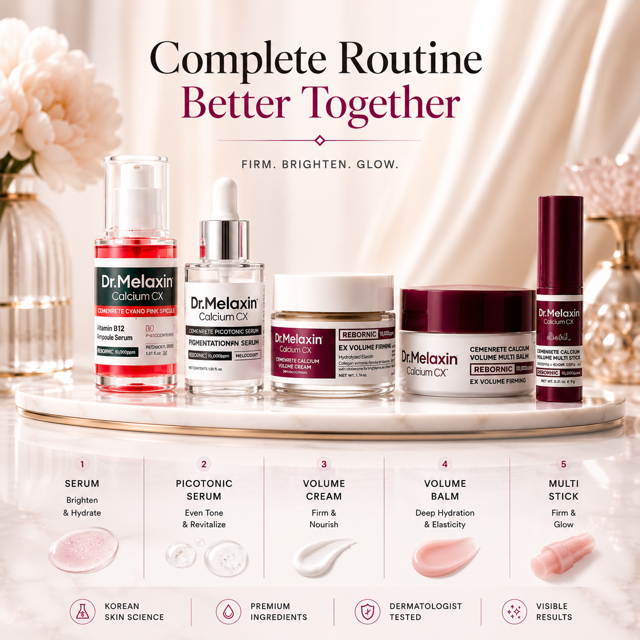 The Even Glow 5-Piece Niacinamide Glow Routine